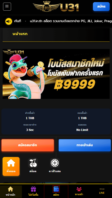 u31-ฝากถอนวอเลต